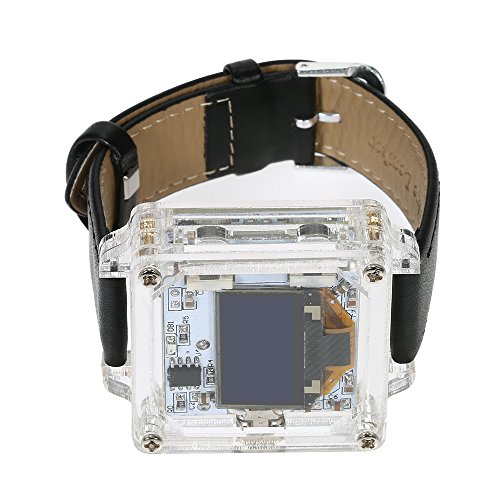 KKmoon SCM impresionante reloj LED transparente DIY LED tubo digital reloj de pulsera reloj electrónico kit de bricolaje