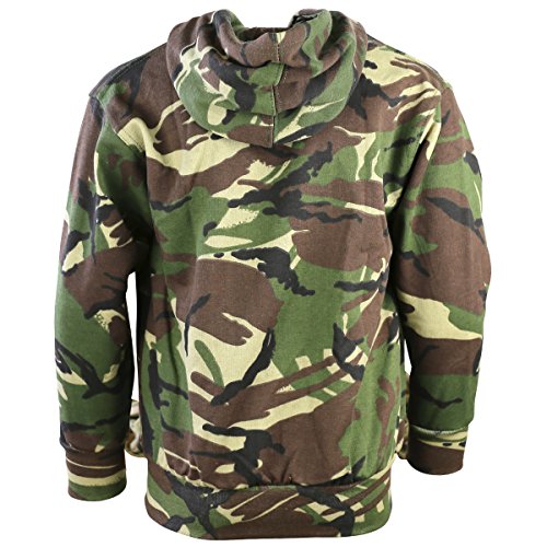 Kombat UK Sudadera de Camuflaje con Capucha para niños, Camuflaje, Infantil, Color DPM Camo, tamaño 7-8 años