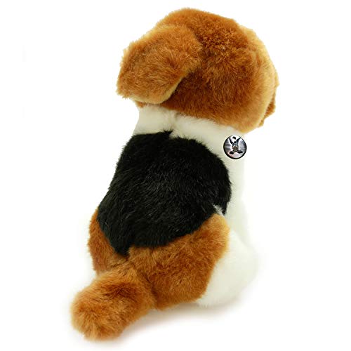 Kuscheltiere*biz Beagle Fritz Foxhound - Perro de peluche sentado