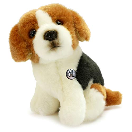 Kuscheltiere*biz Beagle Fritz Foxhound - Perro de peluche sentado
