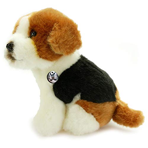 Kuscheltiere*biz Beagle Fritz Foxhound - Perro de peluche sentado