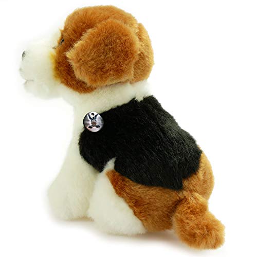 Kuscheltiere*biz Beagle Fritz Foxhound - Perro de peluche sentado