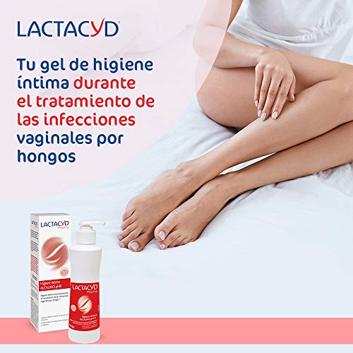 Lactacyd Alcalino Ph 8 Higiene Íntima Externa Durante el Tratamiento de las Infecciones Vaginales por Hongos - 250 ml