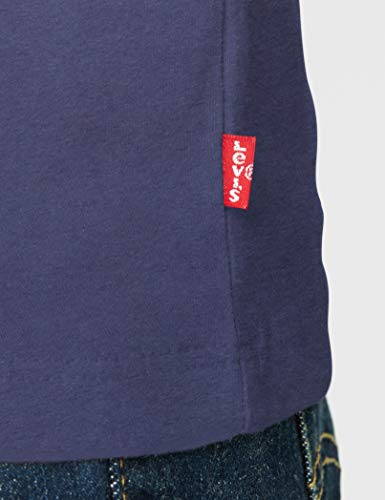 Levi's Housemark Graphic tee Camiseta, Ssnl Hm Outline Blue Indigo, L para Hombre