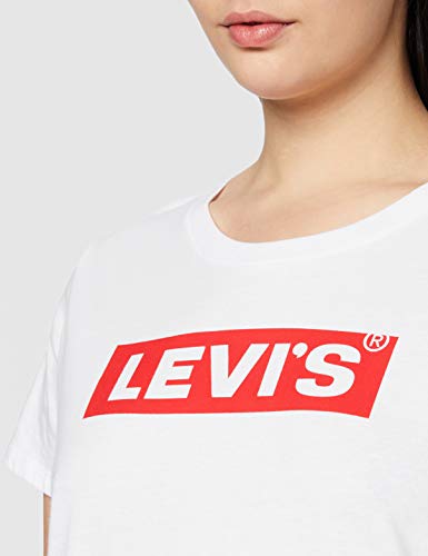 Levi's Plus Size tee Camiseta, White (Pl Box Tab White+ 0094), XXX-Large para Mujer
