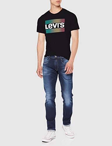 Levi's Sportswear Logo Graphic Camiseta, Black (Ssnl Sw Gradient Mineral Black 0031), Medium para Hombre
