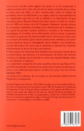 Los cínicos no sirven para este oficio: (Sobre el buen periodismo): 365 (Compactos)