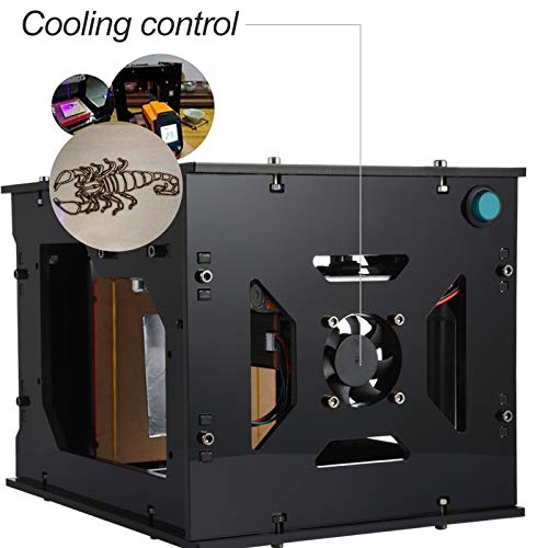 Máquina de Grabado Láser,Lacyie 3000MW Mini Grabado laser Inteligente AI,490x490 Pixel USB Mini máquina de Grabado CNC Router Corte Operación Fuera de línea Impresora grabada para