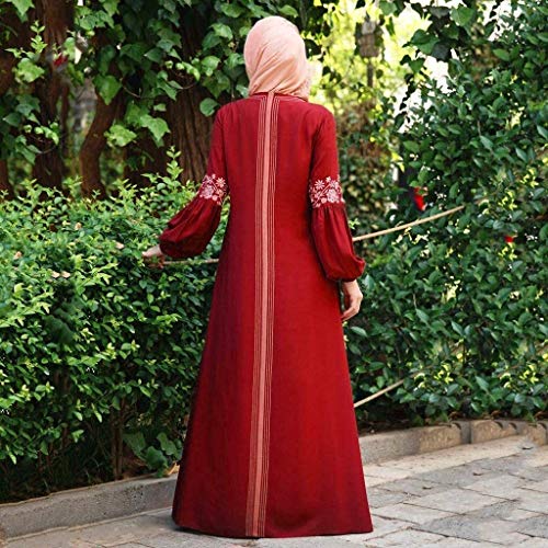 Marciay Punta De Costura Kaftan Árabe Largo Musulmanes De Vestido Mujer Jilbab Vida de la Moda Abaya Islámico Musulmanes Vestidos De Mujer Vestidos De Vestido Medieval Árabe Musulmán Vestido Vestido D