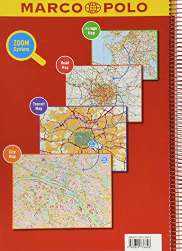 MARCO POLO ReiseAtlas Frankreich 1:300 000: Europa 1:4 500 000 (Marco Polo Atlases)