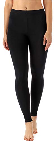 Merry Style Long Leggings Pantalones Mujer MS10-143 (Negro, 3XL)