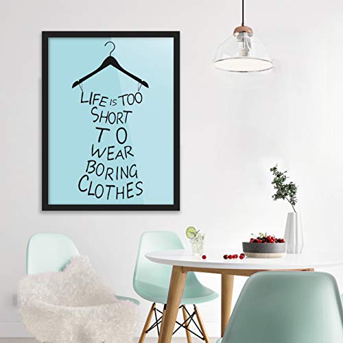 Merysan - Adhesivo decorativo para pared, diseño de palabras de arte únicas para usar y pegar, para decorar el vestidor o el dormitorio de las niñas