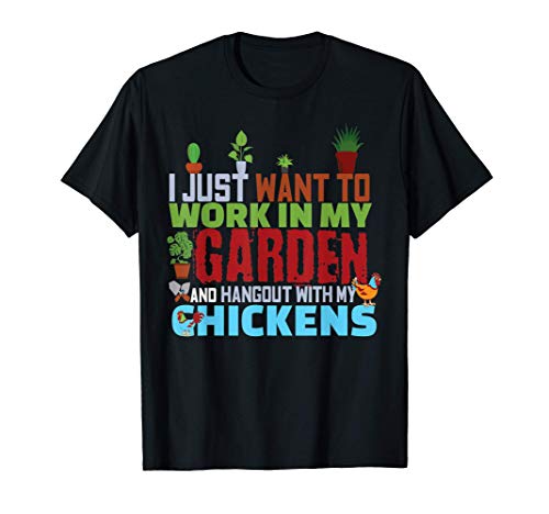 Mi Huerto Mis Gallinas Camiseta