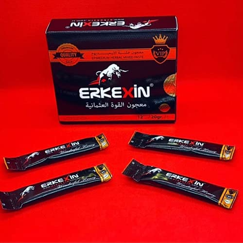 Miel afrodisíaco 100% natural – aumenta la fuerza, potencia, testosterona, deseo y energía para hombre – Mujer (1 paquete de 12 unidades)