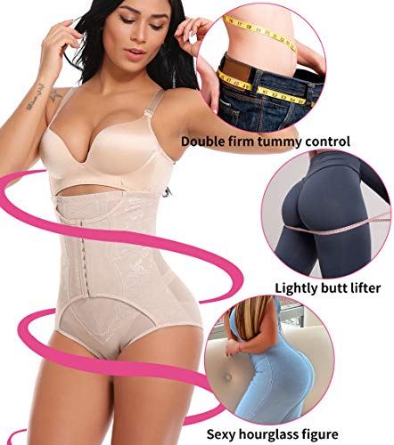 MISS MOLY Braguita Moldeadora Faja Reductora Cintura Alta Mujer Bragas Reductoras Adelgazantes Barriga Vientre Plano Invisible Shapewear Shorts sin Costuras Ropa Interior Lencería Elástico