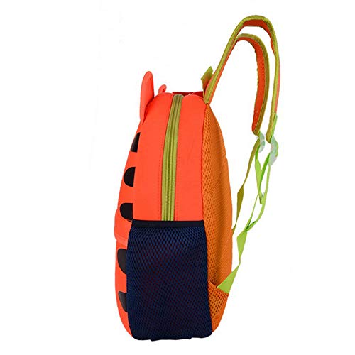 Mochila Infantil para Niños Primaria Pequeña Guardería Mochila Preescolar para Niños de 2-5 Años Dibujo de Animal Lindo (Tigre, 21 * 8 * 26CM)