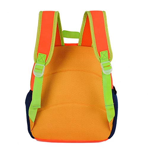 Mochila Infantil para Niños Primaria Pequeña Guardería Mochila Preescolar para Niños de 2-5 Años Dibujo de Animal Lindo (Tigre, 21 * 8 * 26CM)