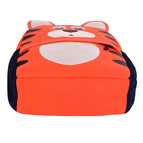 Mochila Infantil para Niños Primaria Pequeña Guardería Mochila Preescolar para Niños de 2-5 Años Dibujo de Animal Lindo (Tigre, 21 * 8 * 26CM)
