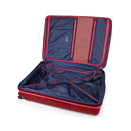 MODO by Roncato Maleta Mediana 67 Cm Rigida 4 Ruedas Vega, 72/86 Lt - 68x48x25/30 cm, Ligero Extensible Organización Interna Cierre TSA, Garantia 2 Anos