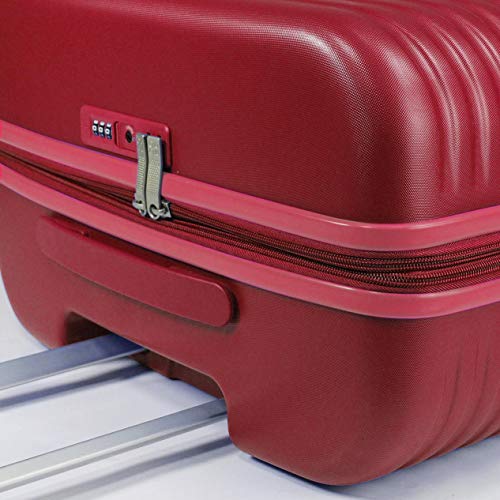 MODO by Roncato Maleta Mediana 67 Cm Rigida 4 Ruedas Vega, 72/86 Lt - 68x48x25/30 cm, Ligero Extensible Organización Interna Cierre TSA, Garantia 2 Anos