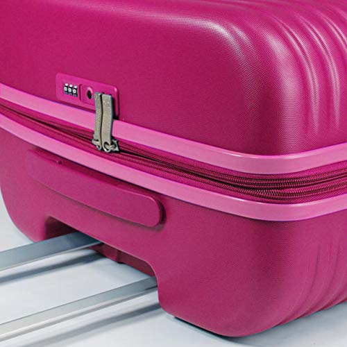 MODO by Roncato Set De 3 Maletas Rigida 4 Ruedas Vega, 117/123 72/86 39/47 Lt - 78x52x29/34 68x48x25/30 55x40x20/25 cm, Ligero Extensible Organización Interna Cierre TSA, Garantia 2 Anos