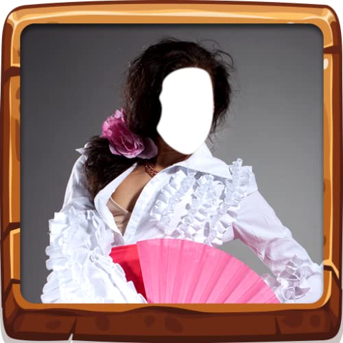 Montaje de foto de vestido de flamenco