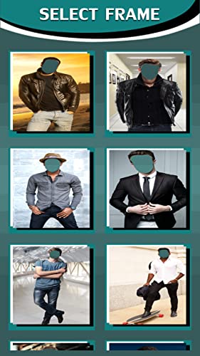 Montaje de fotos de traje de hombre casual