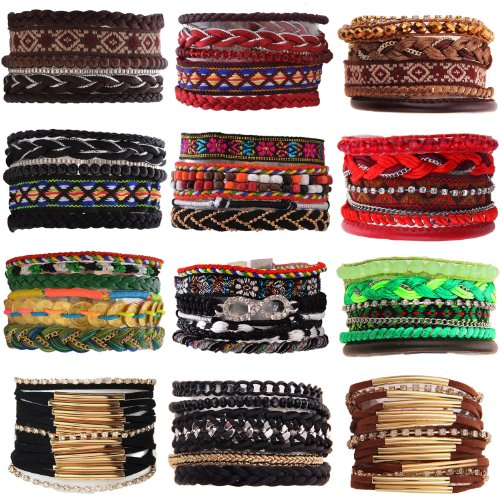 Morella - Pulsera para mujer de estilo ibicenco/brasileño, varios modelos