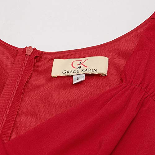 Mujer Vestido sin Espalda de Noche sin Mangas XL CL010698-5