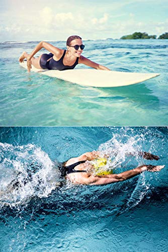 Mujer y Dama Fashion Pro Una Pieza Traje de ba?o Deportivo Bloque de Color Traje de ba?o 3# Azul Marino/Violeta Peque?o