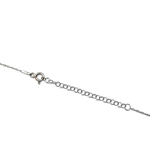 MYSTIC JEWELS by Dalia - Collar Mal de Ojo de Cristal y Plata de Ley 925 - Ojo Turco Filigrana - - para Hombres y Mujeres