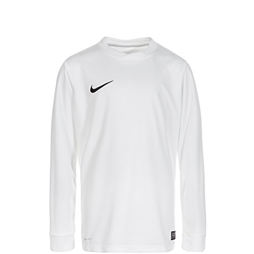 Nike LS YTH Park Vi JSY Camiseta de Manga Larga para Niños, Blanco, XS