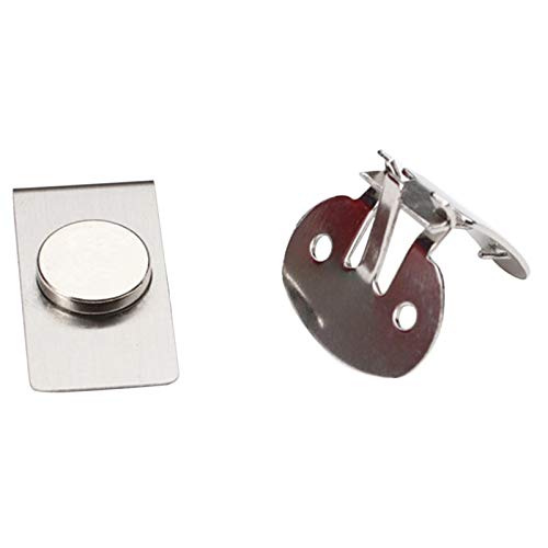 Not application Clips para corbata – Clip magnético invisible para corbata, clips de acero inoxidable para camisa de metal, flotantes y antioscilación para hombre