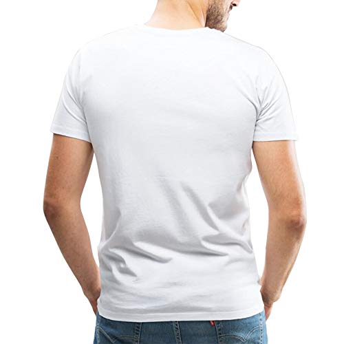 Official Guns N' Roses Bullet Camiseta para Hombre Manga Corta Blusa Tops T-Shirt Blanco S