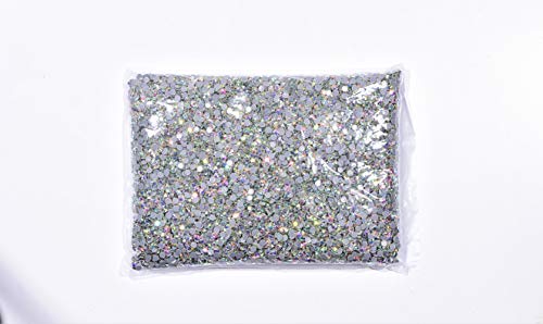 OLeeya S10- SS20 14400 piezas/bolsa grande al por mayor DMC Hotfix diamantes de imitación de cristal Hot Fix para prendas (Crystal AB, SS16)