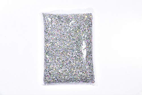 OLeeya S10- SS20 14400 piezas/bolsa grande al por mayor DMC Hotfix diamantes de imitación de cristal Hot Fix para prendas (Crystal AB, SS16)