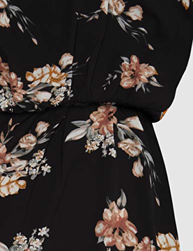 Only Onlnova Lux S/l Maxi Dress AOP Wvn 10 Vestido, Negro, 36 para Mujer