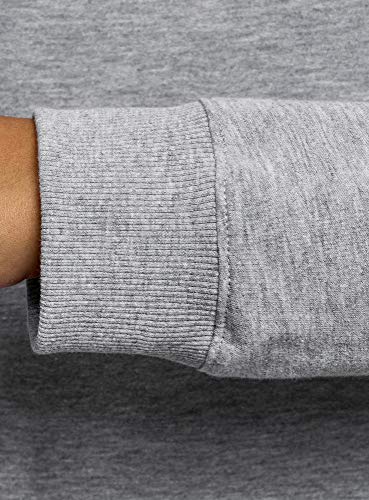 oodji Ultra Mujer Vestido Básico de Estilo Deportivo, Gris, ES 34 / XXS