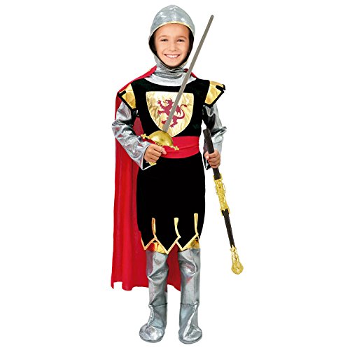 Partilandia Disfraz Caballero Medieval Dragón niño Infantil para Carnaval (4-6 años) + Tallas 21177