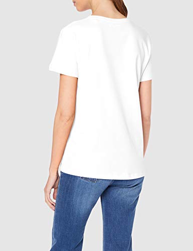 Pepe Jeans 45th 03l Camiseta, Marfil (Off White 803), Medium para Mujer
