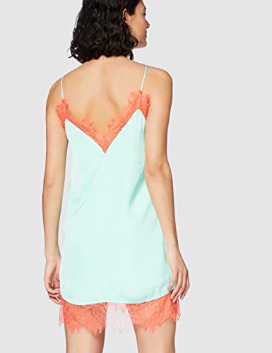 Pepe Jeans Nicole Vestido Fiesta, Azul (Glacier 526), Small para Mujer