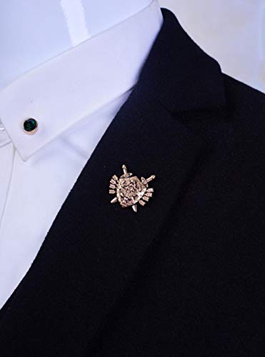 Piero Traje Blusa Camisas Cuello Clip Cuello para Hombres Broche Pin Cadena Punk, Imagen 6