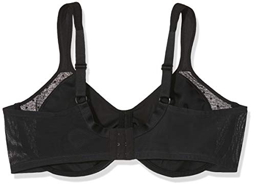 Playtex APP01P4 Sujetador, Negro, 100C para Mujer