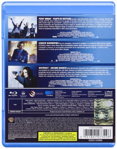 Point break - Punto di rottura + Codice swordfish + Whiteout - Incubo bianco [Italia] [Blu-ray]