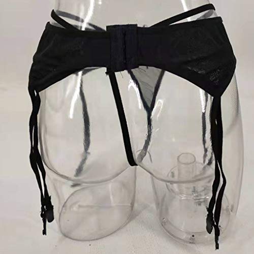 Posional Silky Liguero Ancho Portaligas de Encaje + Medias Parte Superior de Encaje Lencería Talla Grande Encaje Atractivo Babydoll lencería Mujer erótico Medias DiseñO Especial Fiesta De Misterio