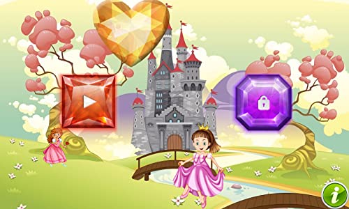 Princesa para colorear - Juegos para niñas : princesas, castillos y las joyas !