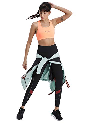 PUMA The First Mile Eclipse Tight Mallas Deporte, Mujer, Puma Black-Burnt Russet, M