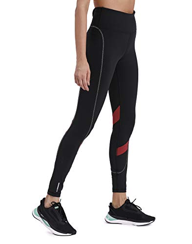 PUMA The First Mile Eclipse Tight Mallas Deporte, Mujer, Puma Black-Burnt Russet, M