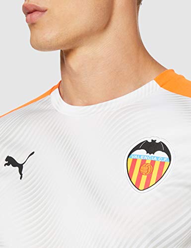 PUMA Vcf Stadium Jersey Maillot, Hombre, Vibrant Orange-Puma White, XL