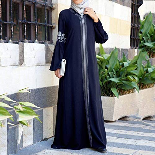 Punta De Costura Kaftan Árabe Largo Vestido De Mujer Tamaños Cómodos Musulmanes Jilbab Abaya Islámico Musulmanes Vestidos De Mujer Vestidos De Vestido Medieval Árabe Musulmán Vestido Vestido De La